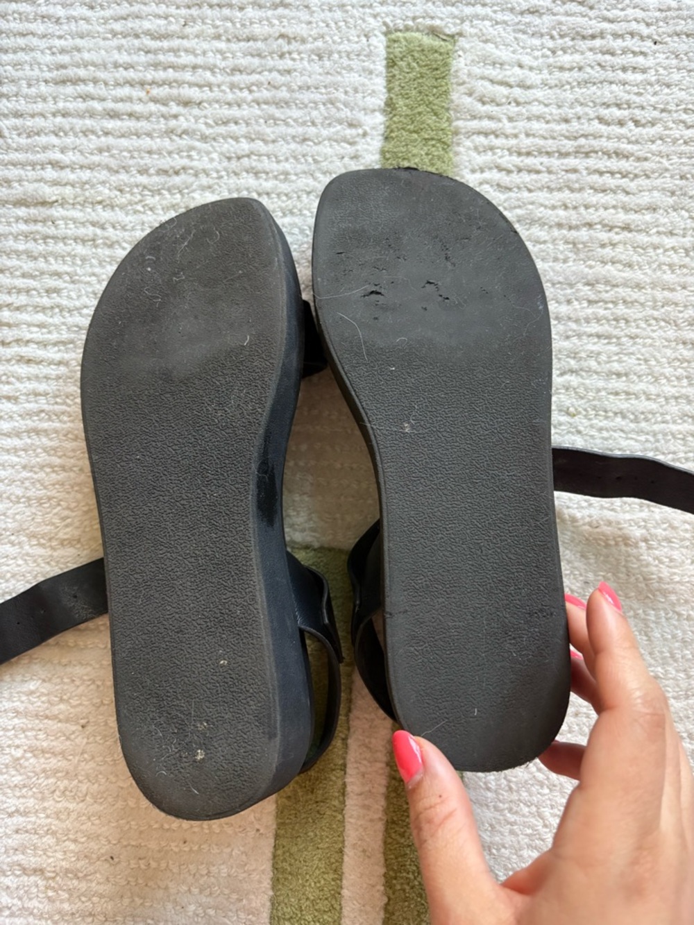Steve Madden Rileey Black Platform Sandal - Picture 6 of 7